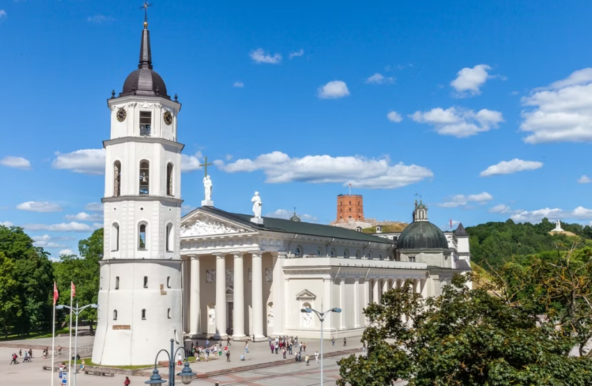 Vilnius Cathedral &amp; Bell Tower, Vilnius, Lithuania